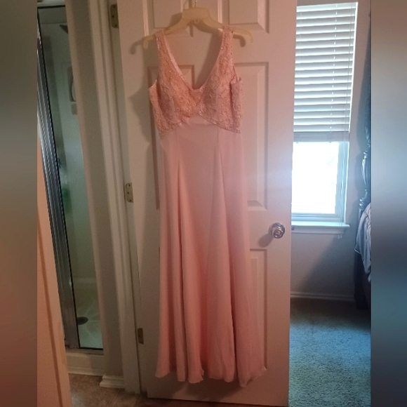 Tiffany Designs Blush Pink Bridal Gown - Picture 1 of 2